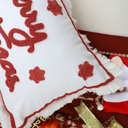 SOGA 40x60cm Bold "Merry Christmas" Statement Pillowcase