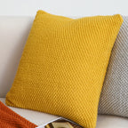 SOGA 45cm Textured Sunshine Pillowcase