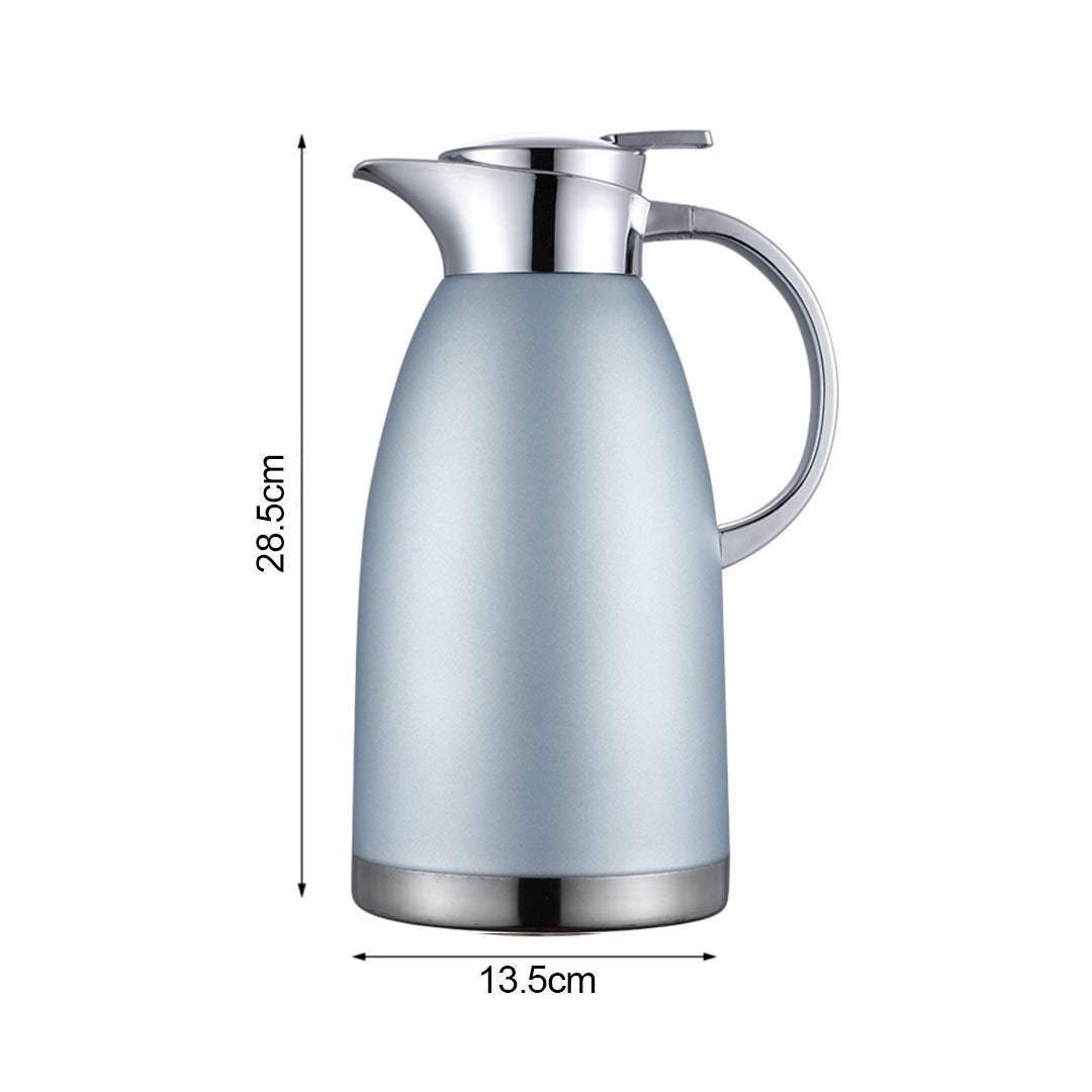 Soga 2.3L Blue Color 3-Layer Vacuum Insulated Stainless Steel Flask