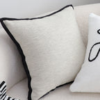 SOGA 45cm french style solid texture throw Pillowcase