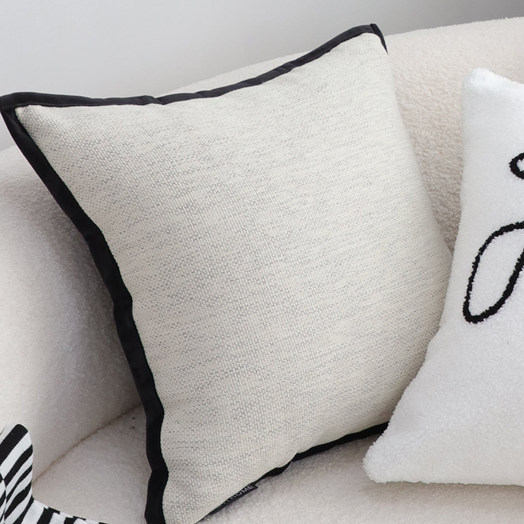 SOGA 45cm french style solid texture throw Pillowcase