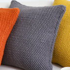 SOGA 45cm Textured Charcoal Pillowcase
