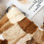 SOGA 2X 45cm Cowhide Patchwork Pillowcase