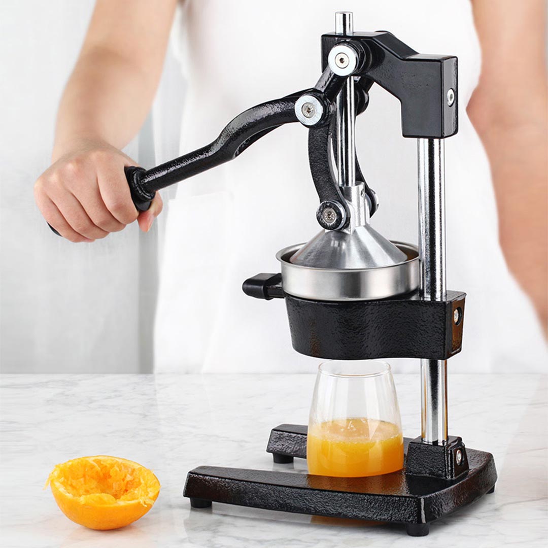 SOGA Commercial Manual Juicer Hand Press Juice Extractor Squeezer Orange Citrus Matte Black