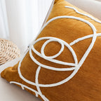 SOGA 45cm Geometric Circle Harmony Pillowcase