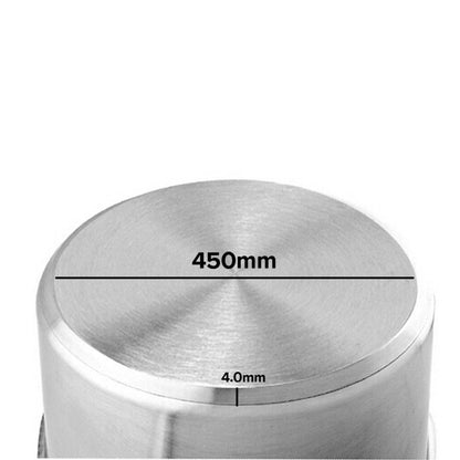 SOGA Stock Pot 71L Top Grade Thick Stainless Steel Stockpot 18/10 Without Lid