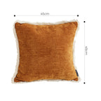 SOGA 2X 45cm Rust Orange Pillowcase
