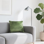 SOGA 45cm Velvet Pillowcase (Sage Green)