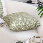 SOGA 45cm  Modern Olive Green Pillowcase – Textured Style for Any Space