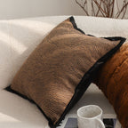 SOGA 45cm Square Textured Wave Pillowcase – Modern Style & Cozy Accent Cover