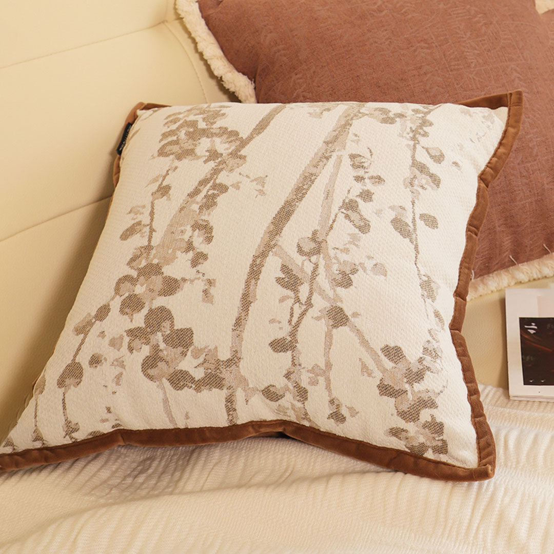 SOGA 45cm Botanical Branch Print Decorative Pillowcases