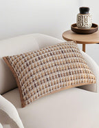 SOGA Set of 2 Modern Brown Pillowcases – 30x50cm Decorative Cushion Covers