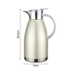 Soga 1.8L Gold Color 3-Layer Vacuum Insulated Stainless Steel Flask