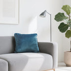 SOGA 45cm Velvet Pillowcase (Deep Teal)