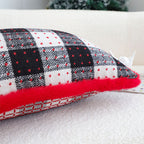 SOGA 45cm CozyFest Buffalo Plaid Pillowcase