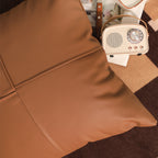 SOGA 45cm Modern Terracotta Solid Color Textured Pillowcase