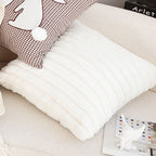 SOGA 45cm Elegant White Textured Pillowcase