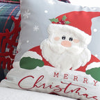 SOGA 45cm Merry Christmas Typography Pillow Cover