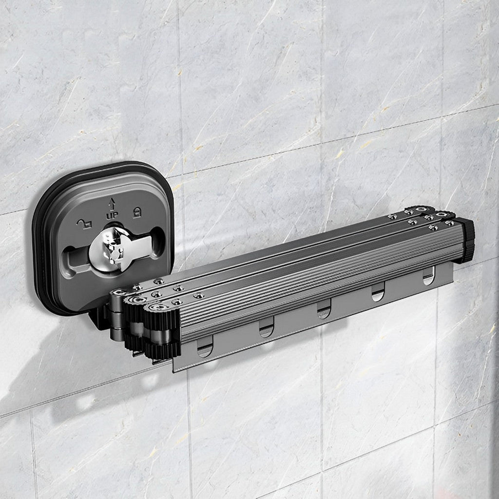 SOGA 2X 50.2 in Wall-Mounted Clothing Dry Rack Retractable Space-Saving Foldable Hanger