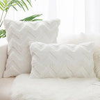 SOGA 45cm Chevron Pure Pillowcase