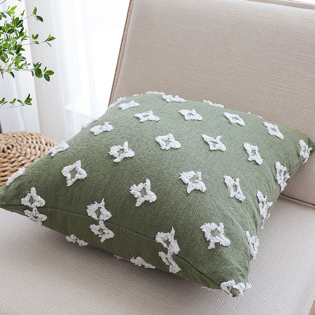 SOGA 2X 45cm Geometric Cross Pattern Pillow Cover