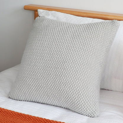SOGA 45cm Textured Stone Pillowcase