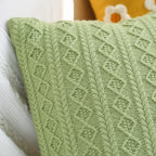 SOGA 45cm Cable Knit Fresh Pillowcase