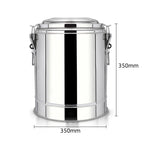 SOGA 22L Stainless Steel Insulated Stock Pot Hot & Cold Beverage Container