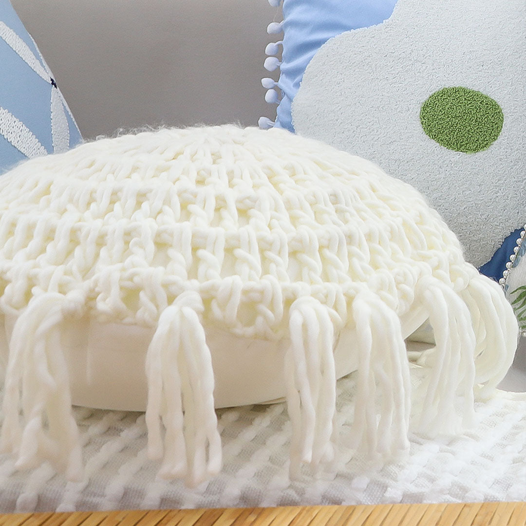 SOGA 43cm  Chunky Knit Texture Pillowcase