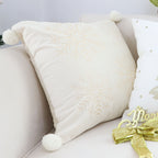 SOGA 45cm Classic Cream Holiday Pillowcase