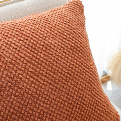 SOGA 45cm Textured Terracotta Pillowcase