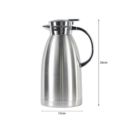 SOGA 2X 2.3L Stainless Steel Insulated Vacuum Flask Coffee Water Jug Thermal