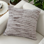 SOGA 45cm Neutral Striped Woven Pillowcase