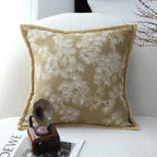 SOGA 2X 45cm Beige Floral Pillowcase