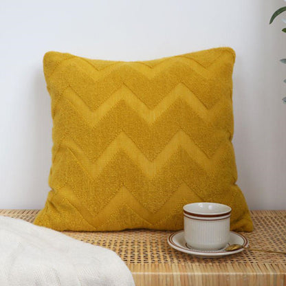SOGA 45cm Chevron Sunshine Pillowcase