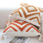 SOGA 2X 45cm Bold Diamond Geometry Pillowcases – Modern Geometric Decorative Cushion Covers for Sofa, Bed & Home Décor