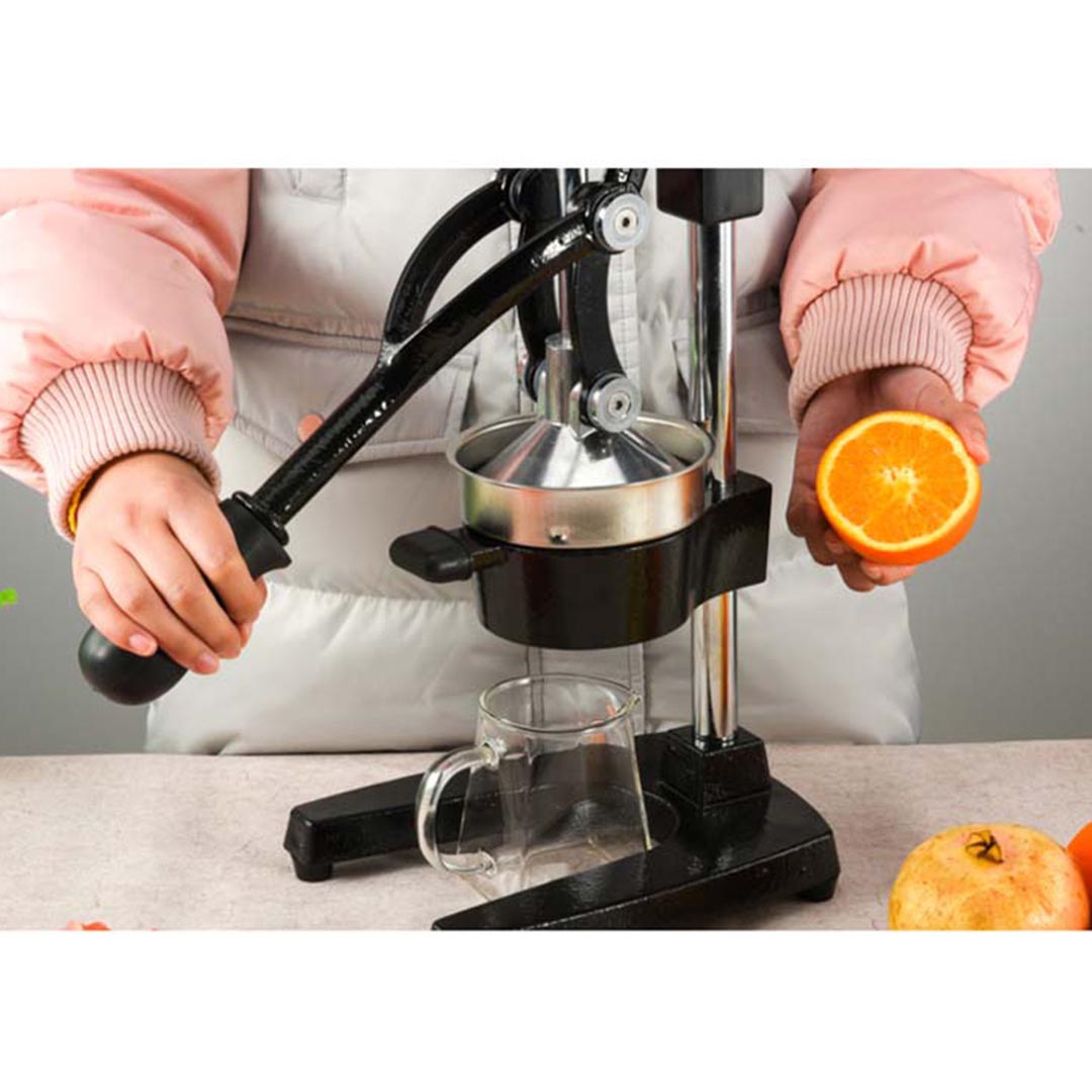 SOGA 2X Commercial Manual Juicer Hand Press Juice Extractor Squeezer Orange Citrus Matte Black