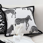 SOGA 45cm Safari Zebra Print Decorative Pillow Cover
