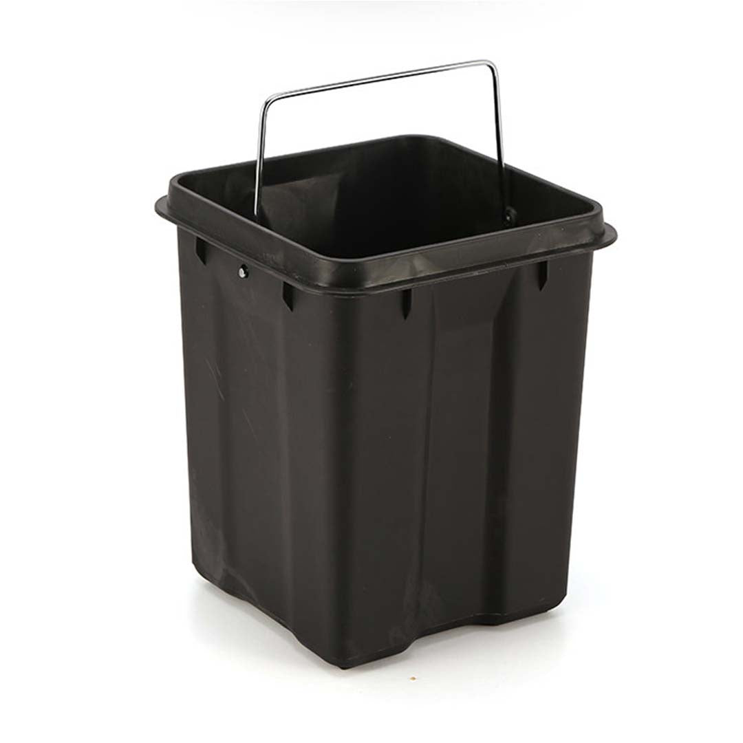 SOGA 4X Foot Pedal Stainless Steel Rubbish Recycling Garbage Waste Trash Bin Square 12L Green