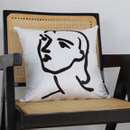 SOGA 45cm Abstract Portrait Pillowcase