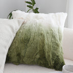 SOGA 45cm Ombre Faux Fur Pillowcase