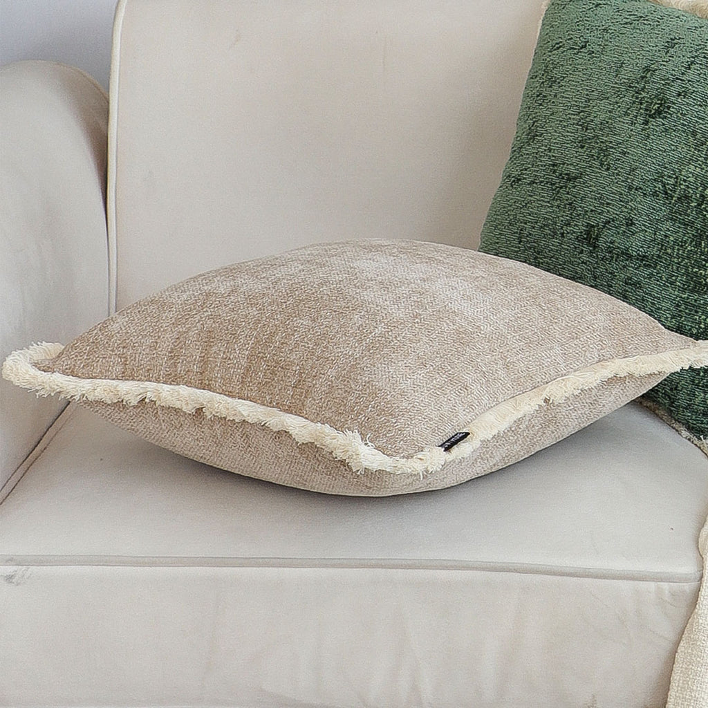 SOGA 2X 45cm Milk Coffee Square Pillowcase – Cozy Neutral Accent