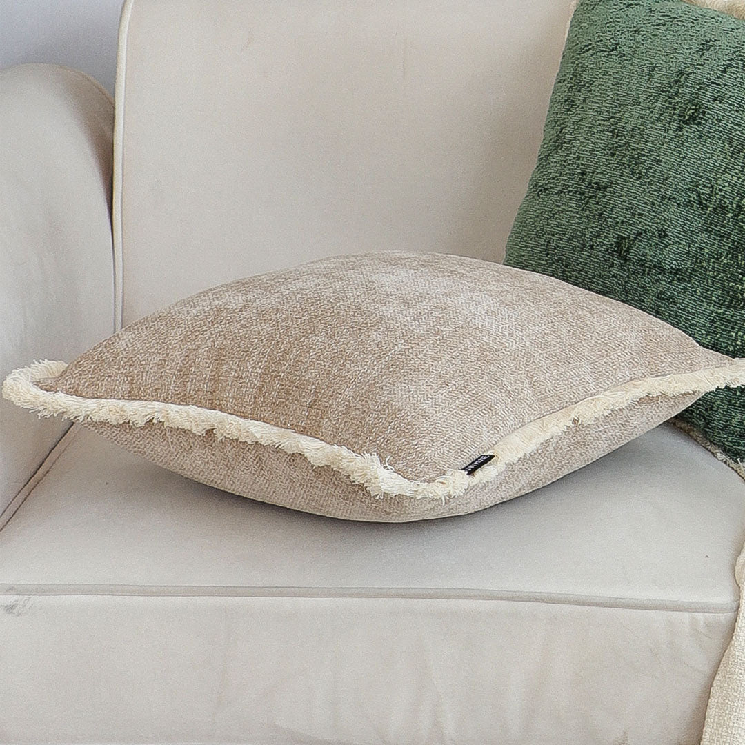 SOGA 2X 45cm Milk Coffee Square Pillowcase – Cozy Neutral Accent
