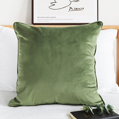 SOGA 45cm Velvet Pillowcase (Sage Green)