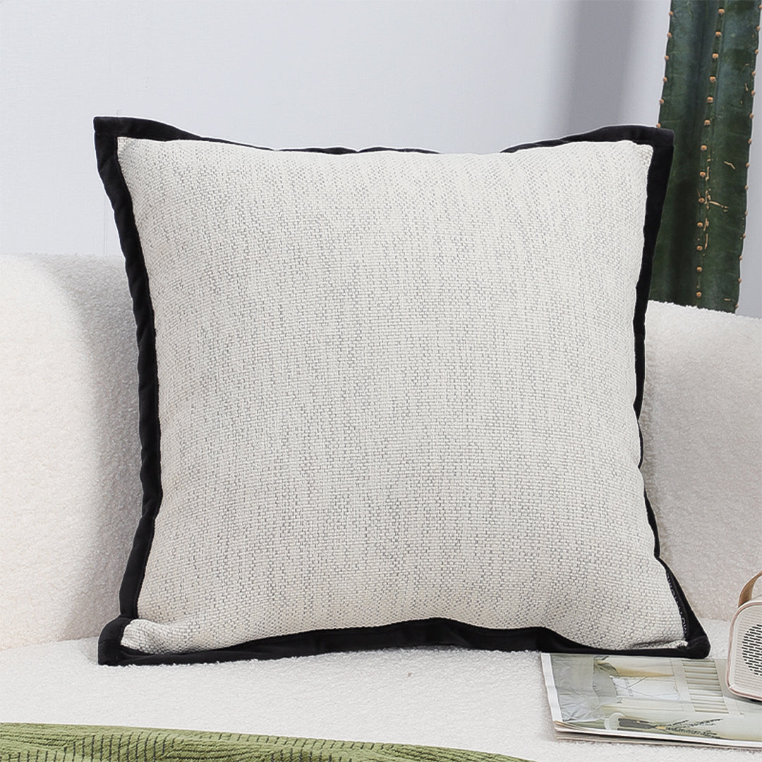 SOGA 45cm french style solid texture throw Pillowcase