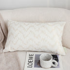 SOGA 30x50cm Long rectangular Chevron Embroidered Lumbar Cushion Cover