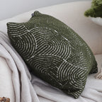 SOGA 45cm Modern Boho Green Tufted Pillowcase
