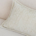 SOGA 30X50cm Elegant Cream Lumbar Pillowcase