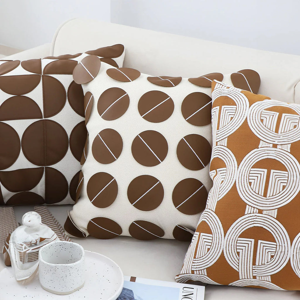 SOGA 45cm Mid-Century Dot Pattern Pillow Cover