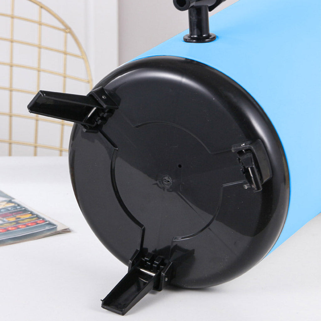 SOGA 8X 2.1 Gal Stainless Steel Insulated Milk Tea Barrel Hot and Cold Beverage Dispenser Container with Faucet Blue